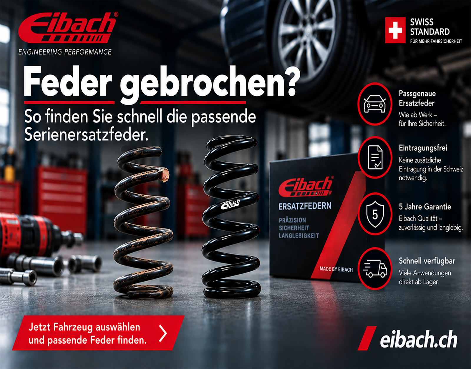 Feder gebrochen? So finden Sie schnell die passende Serienersatzfeder