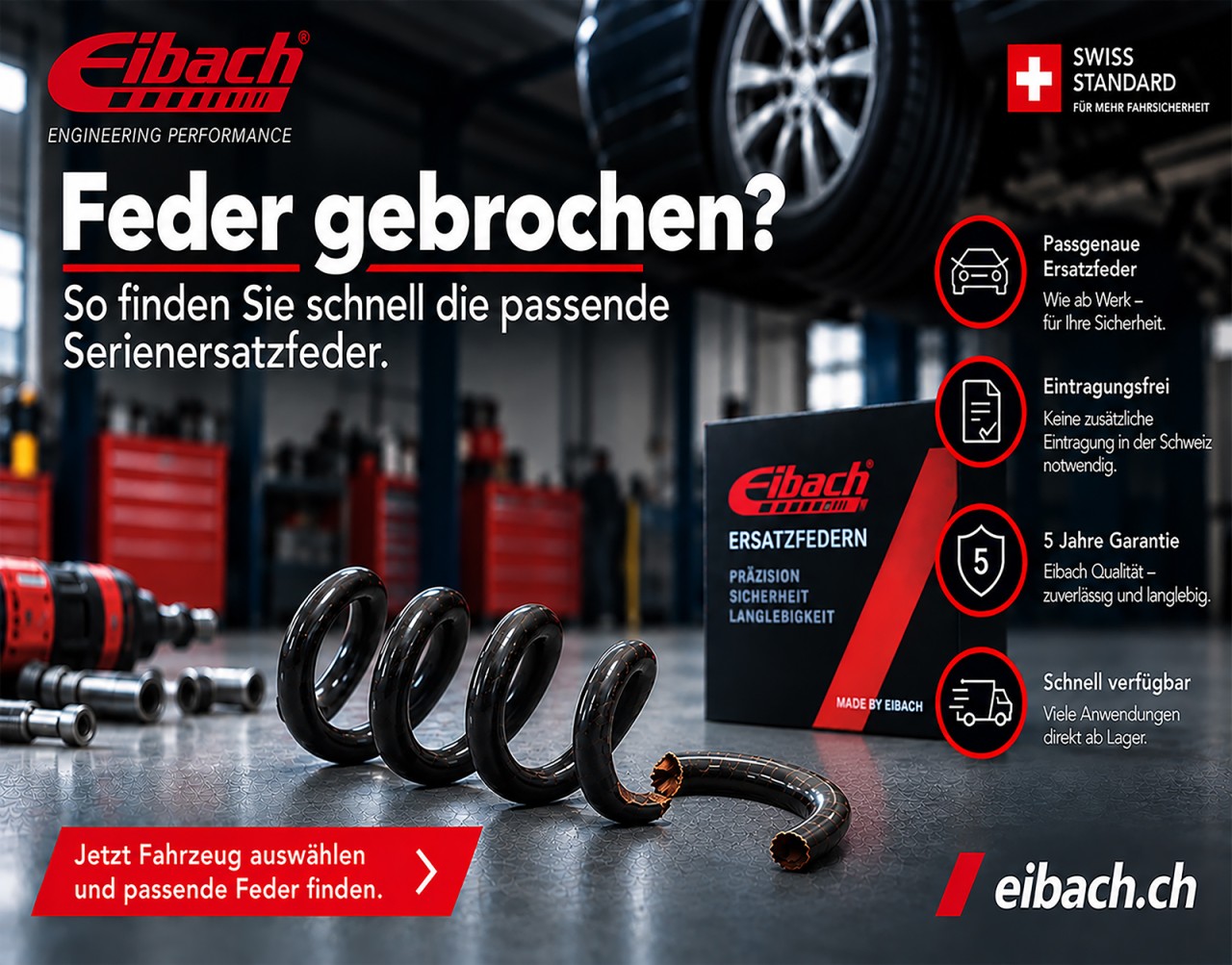 Feder gebrochen? So finden Sie schnell die passende Serienersatzfeder
